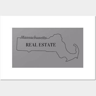 Massachusetts Real Estate Posters and Art